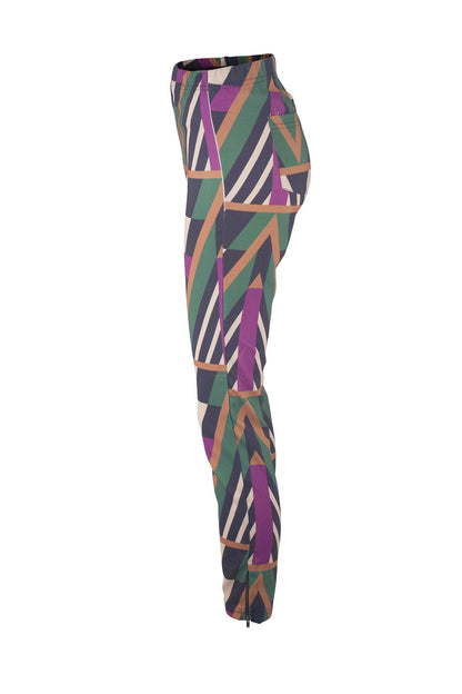 BRUNO Blackbird Print Pants Leigh Schubert