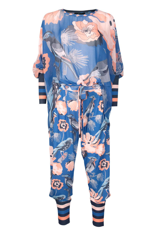 BIG BIRD blue print Outfit Sets Leigh Schubert