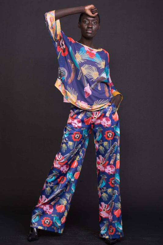 LISA Bird royal Pants Leigh Schubert