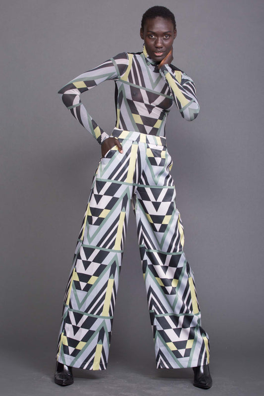 LISA Geo print Pants Leigh Schubert