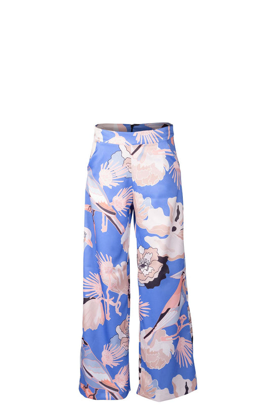 LISA Bird print blue Pants Leigh Schubert