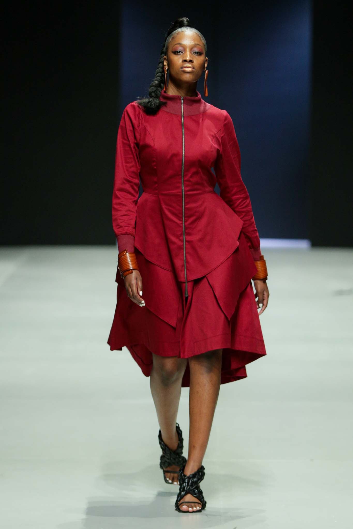 Leigh Schubert Coat Dresses VENANTIA Claret