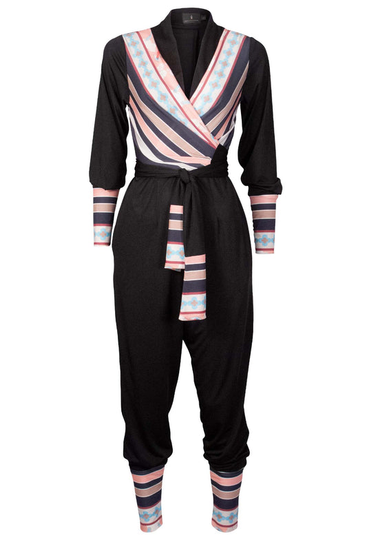 STUYVESANT Black Jumpsuits & Rompers Leigh Schubert