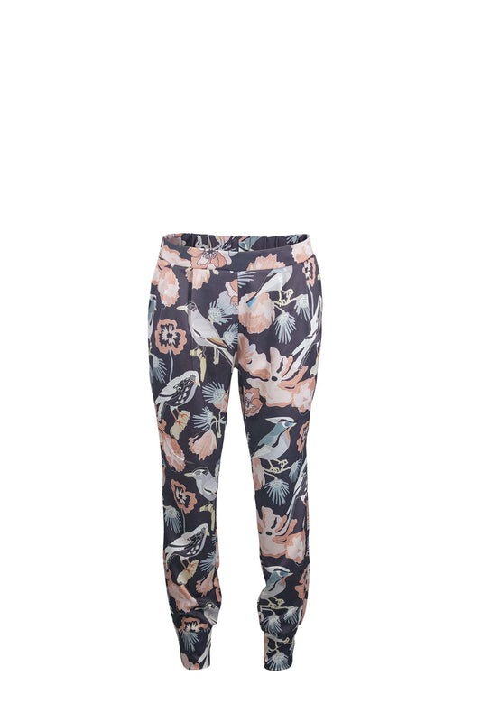SWITCHBLADE Bird Print Black Pants Leigh Schubert