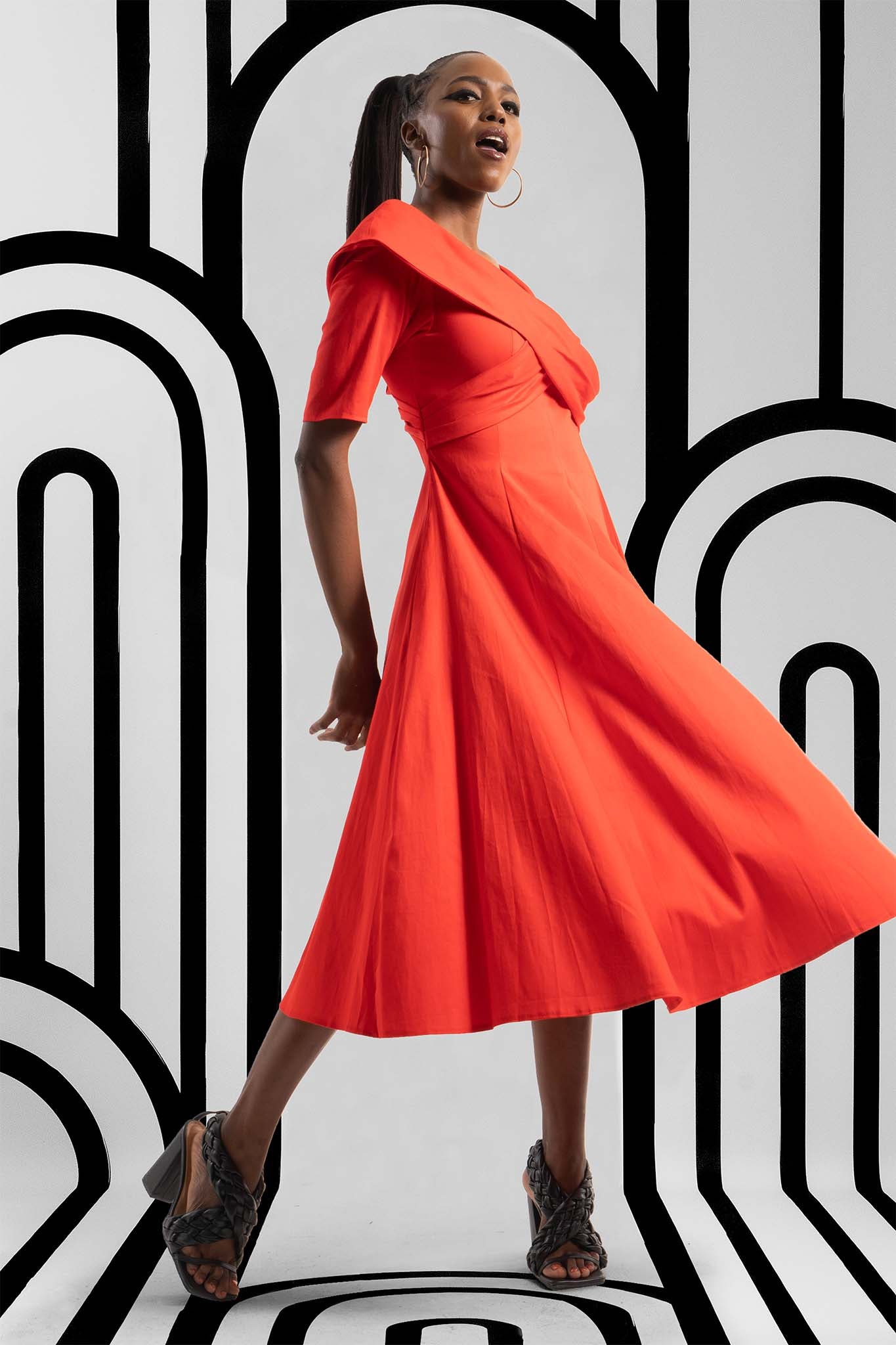 JESSICA Navy Dresses Leigh Schubert