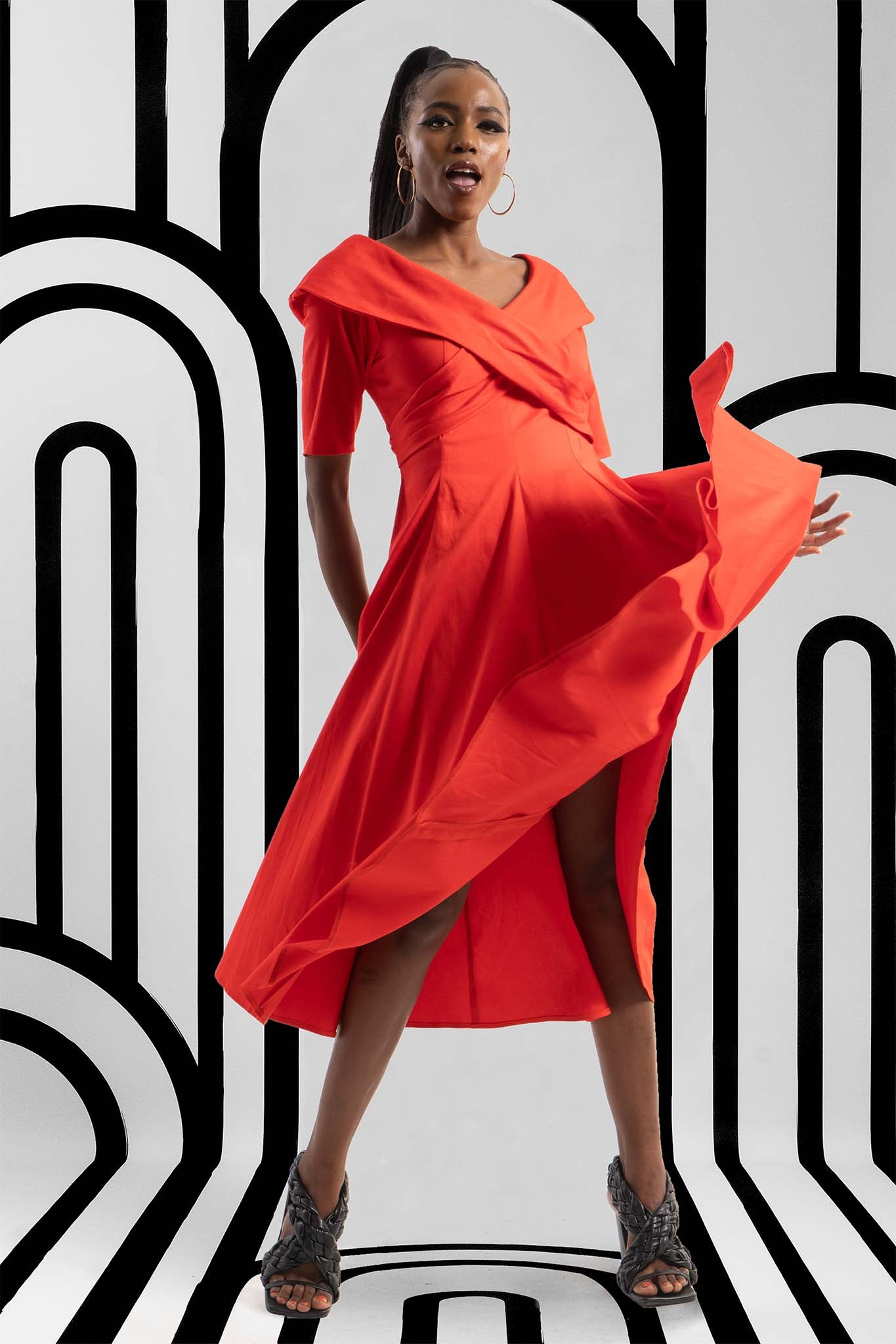 JESSICA Navy Dresses Leigh Schubert